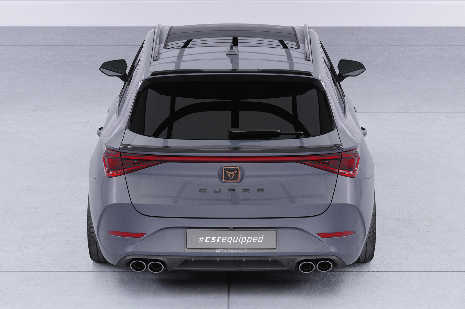 Becquet / Extension CAP pour Seat / Cupra Leon IV (Typ KL) ST (depuis 2020) - Fabriqué en ABS (6 finitions au choix)