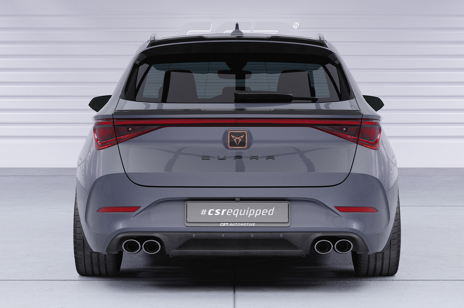 Becquet / Extension CAP pour Seat / Cupra Leon IV (Typ KL) ST (depuis 2020) - Fabriqué en ABS (6 finitions au choix)