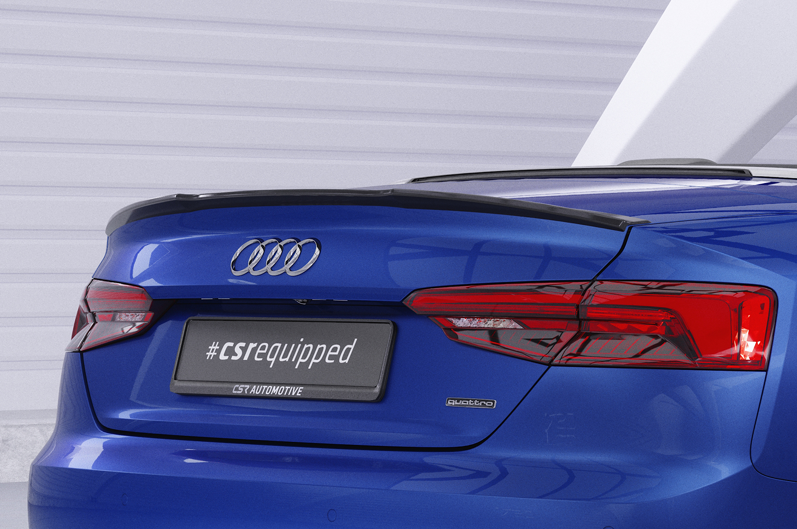Becquet / Extension CAP pour Audi A5 / S5 / RS5 (F5) cabriolet et coupé (depuis 2016) - Fabriqué en ABS (6 finitions au choix)