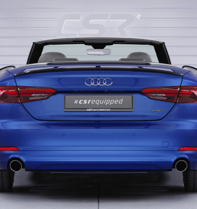Becquet / Extension CAP pour Audi A5 / S5 / RS5 (F5) cabriolet et coupé (depuis 2016) - Fabriqué en ABS (6 finitions au choix)