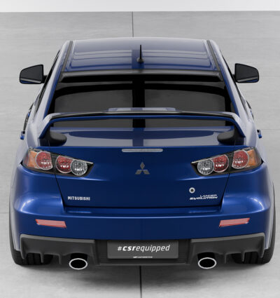 Becquet / Extension CAP pour Mitsubishi Lancer Evolution X toutes carrosseries (2009-2016) - Fabriqué en ABS (6 finitions au choix)