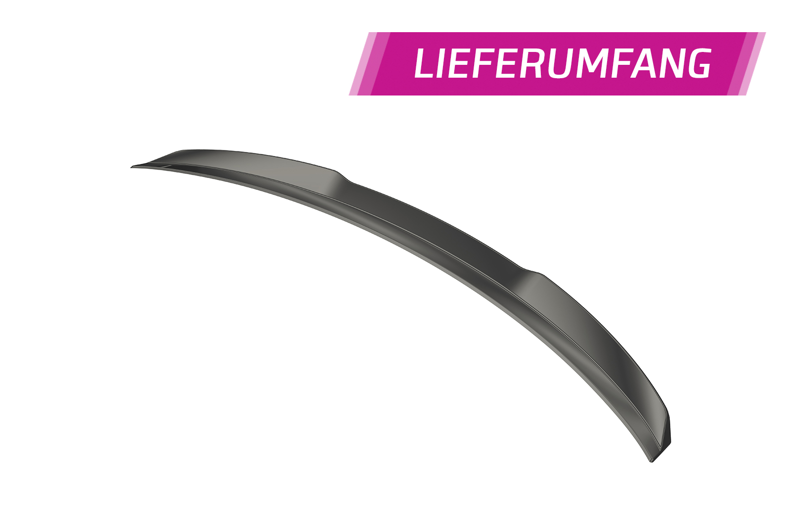 Becquet / Extension CAP pour Mercedes-Benz Classe E W214 berline (depuis 2023) - Fabriqué en ABS (6 finitions au choix)