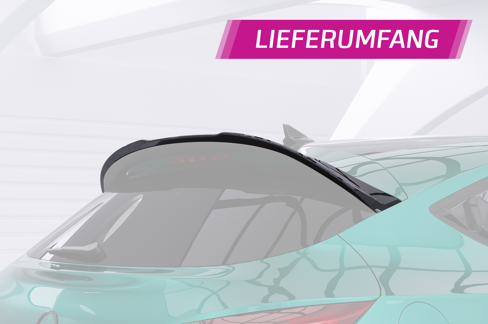 Becquet / Extension CAP pour Opel Astra J OPC (06/2012-04/2018) - Fabriqué en ABS (6 finitions au choix)