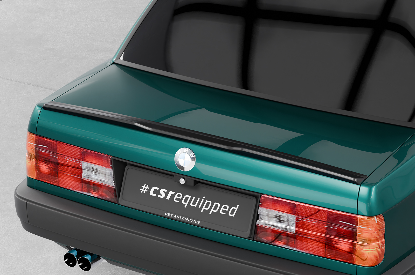 Becquet / Extension CAP pour BMW Série 3 E30 coupé (1982-1994) - Fabriqué en ABS (6 finitions au choix)