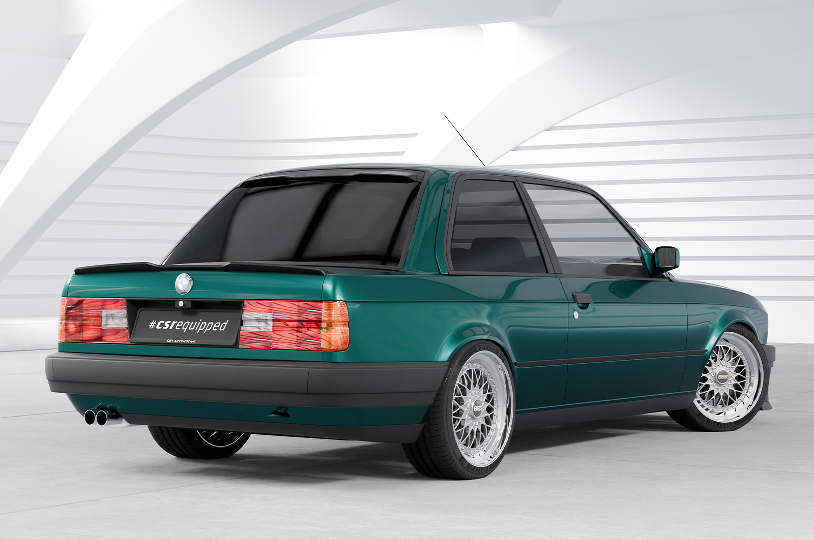 Becquet / Extension CAP pour BMW Série 3 E30 coupé (1982-1994) - Fabriqué en ABS (6 finitions au choix)