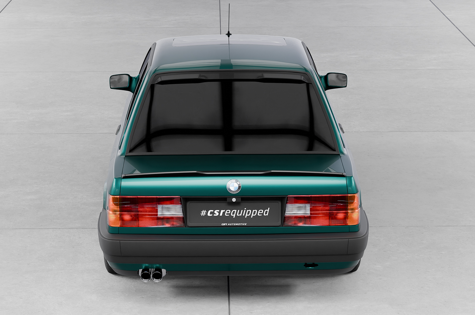 Becquet / Extension CAP pour BMW Série 3 E30 coupé (1982-1994) - Fabriqué en ABS (6 finitions au choix)