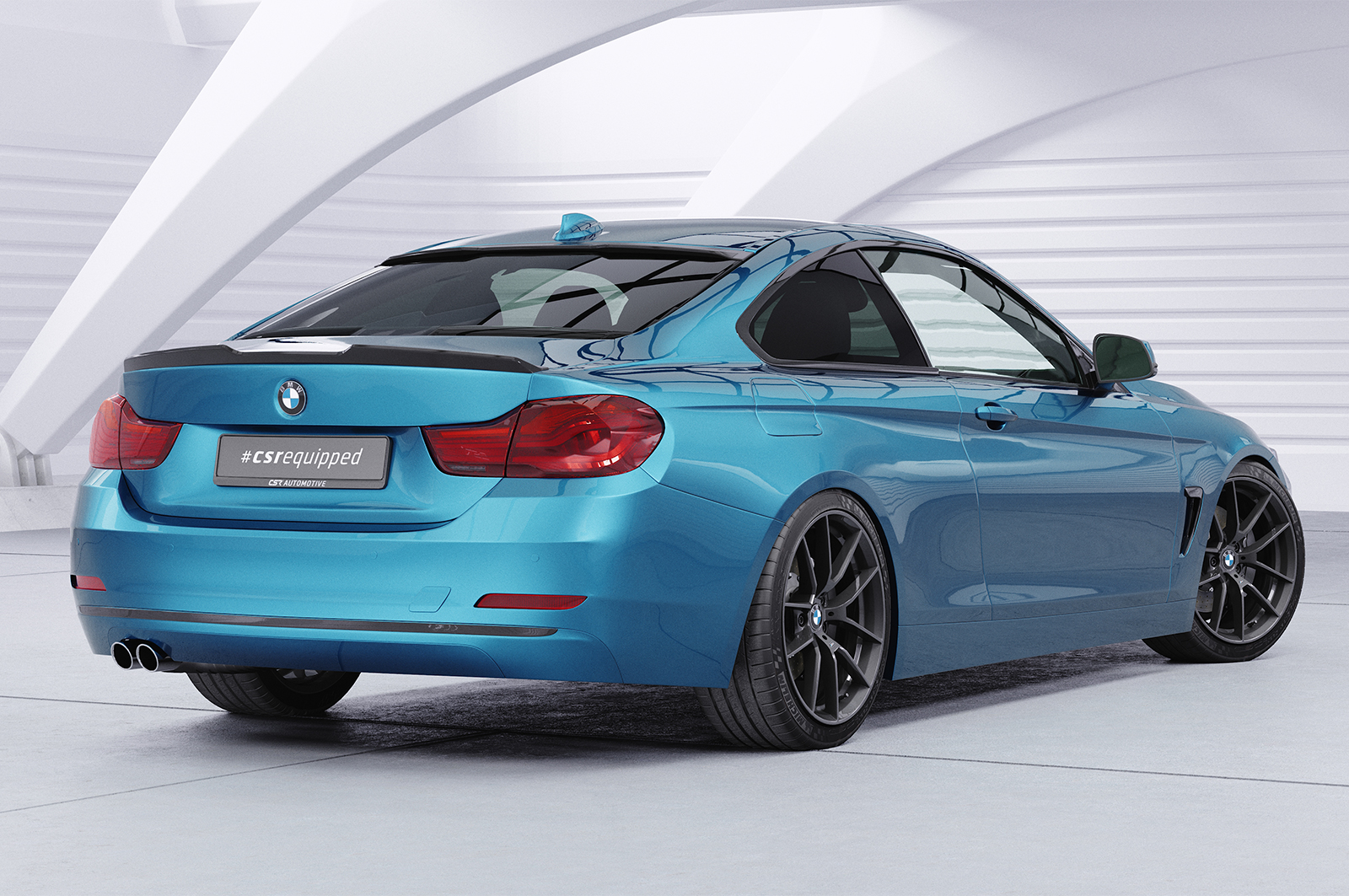 Becquet / Extension CAP pour BMW Série 4 F32 coupé (10/2013-06/2021) - Fabriqué en ABS (6 finitions au choix)