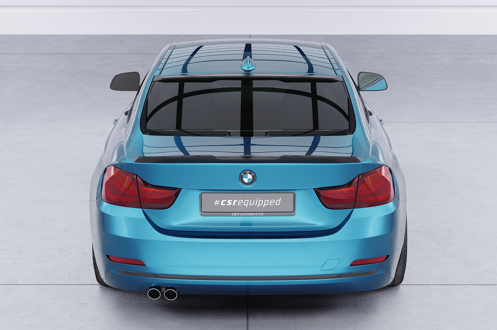 Becquet / Extension CAP pour BMW Série 4 F32 coupé (10/2013-06/2021) - Fabriqué en ABS (6 finitions au choix)