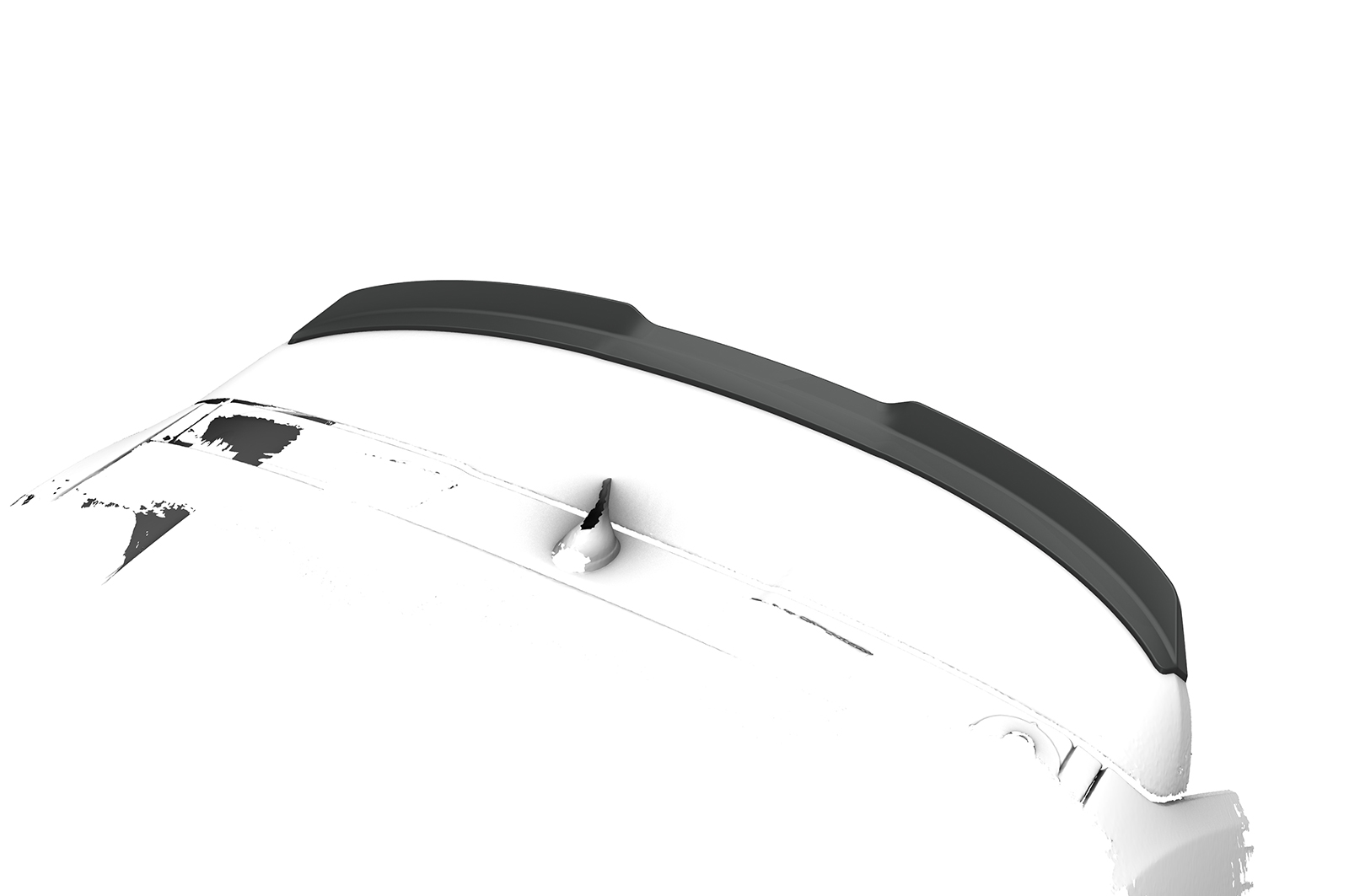 Becquet / Extension CAP pour Fiat 500X Sport (facelift) (depuis 2018) - Fabriqué en ABS (6 finitions au choix)