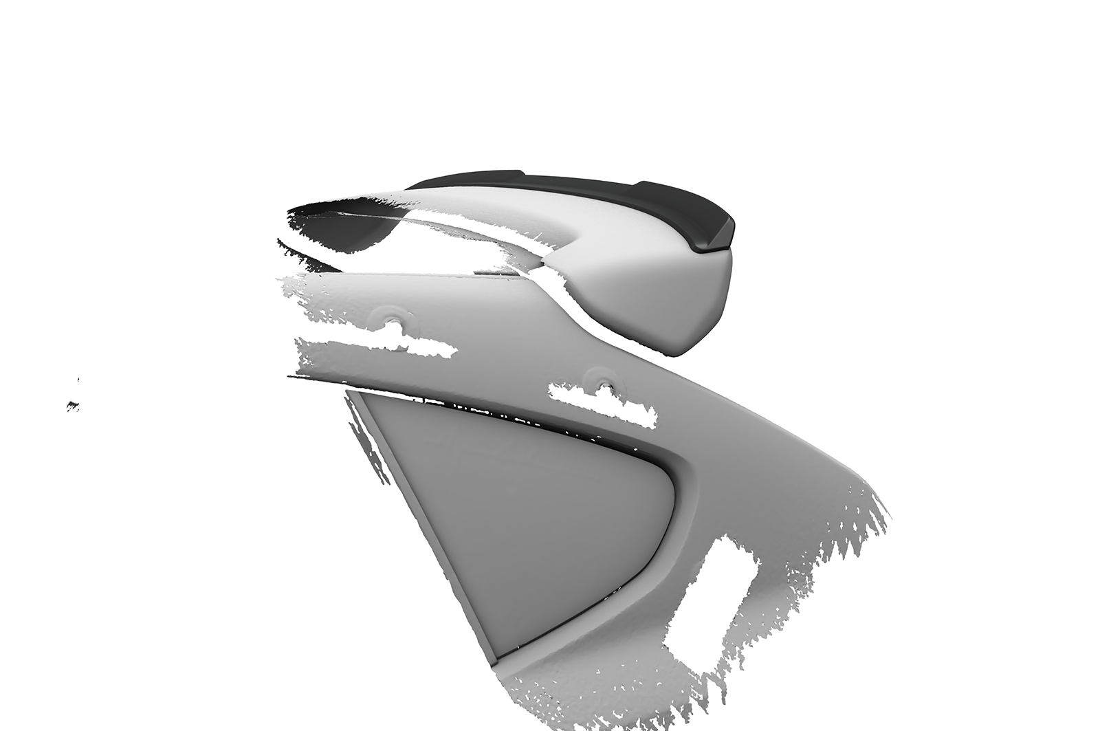 Becquet / Extension CAP pour Subaru XV Crosstrek toutes carrosseries (2011-2018) - Fabriqué en ABS (6 finitions au choix)