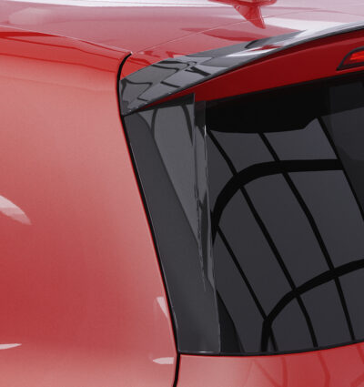 Becquet / Extension CAP pour VW Golf 6 (Typ 1K) hatchback (finition de base) (2008-2012) - Fabriqué en ABS (6 finitions au choix)