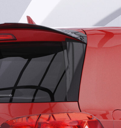 Becquet / Extension CAP pour VW Golf 6 (Typ 1K) hatchback (finition de base) (2008-2012) - Fabriqué en ABS (6 finitions au choix)