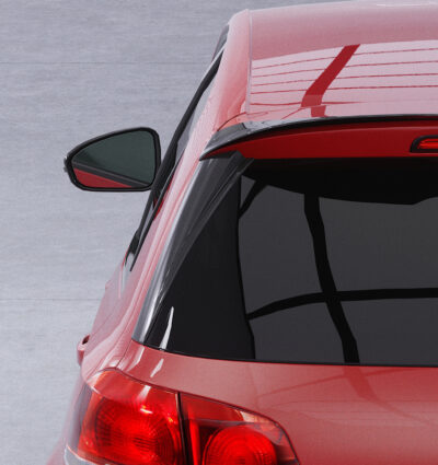 Becquet / Extension CAP pour VW Golf 6 (Typ 1K) hatchback (finition de base) (2008-2012) - Fabriqué en ABS (6 finitions au choix)