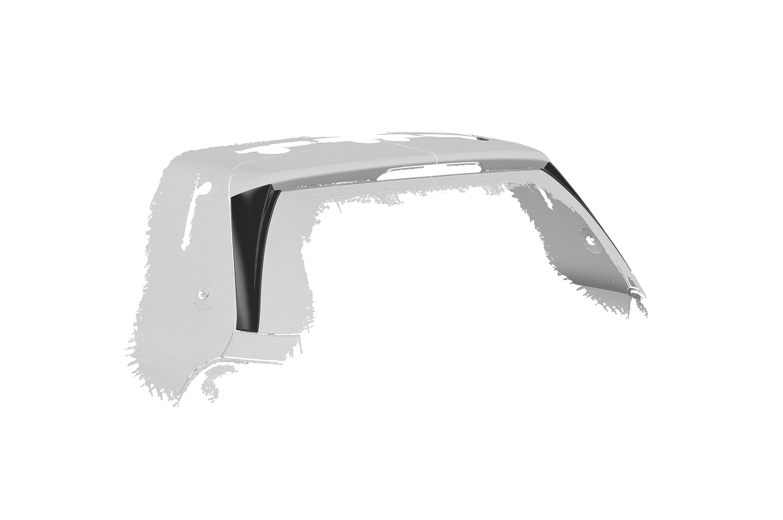 Becquet / Extension CAP pour VW Golf 6 (Typ 1K) hatchback (finition de base) (2008-2012) - Fabriqué en ABS (6 finitions au choix)