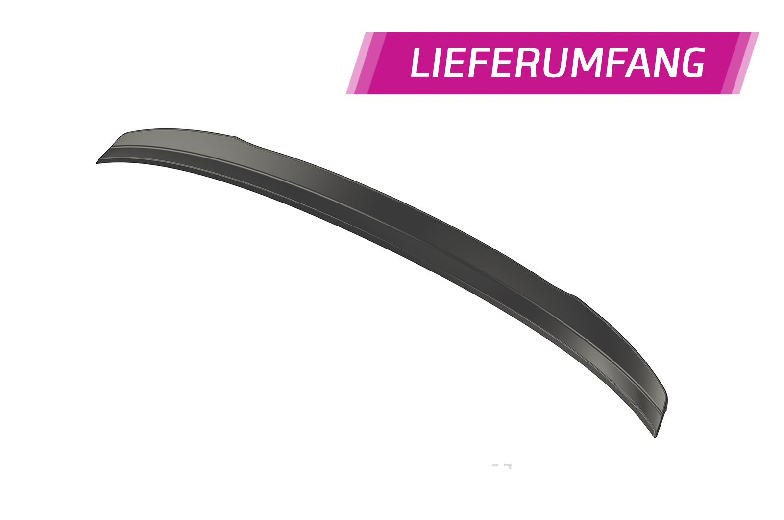 Becquet / Extension CAP pour Audi A3 (8Y) Sporback (finition de base et advanced) (depuis 2020) - Fabriqué en ABS (6 finitions au choix)