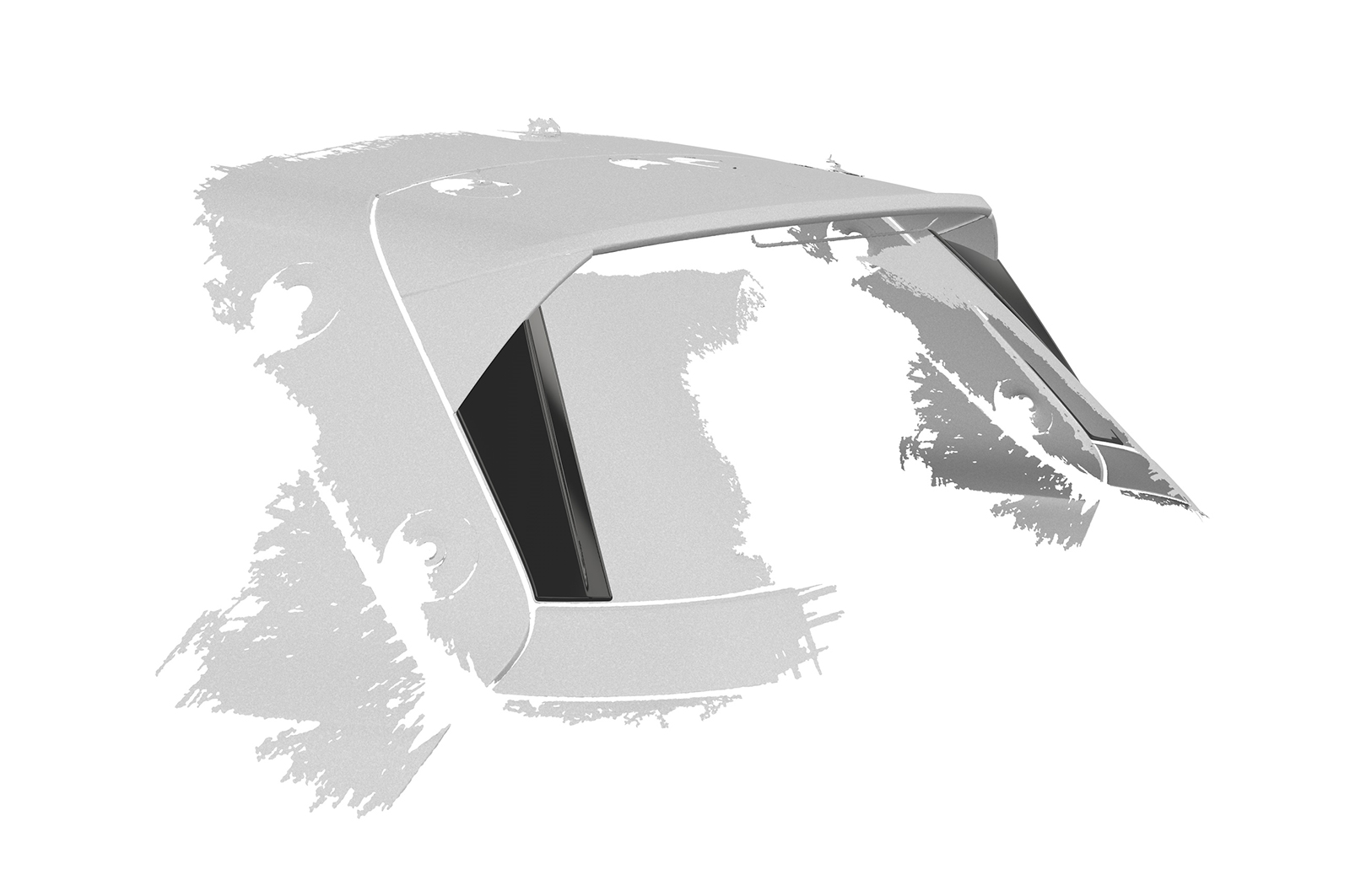 Becquet / Extension CAP pour VW Golf 8 (Typ CD) GTI / GTD / GTE / R-Line (depuis 2019) - Fabriqué en ABS (6 finitions au choix)