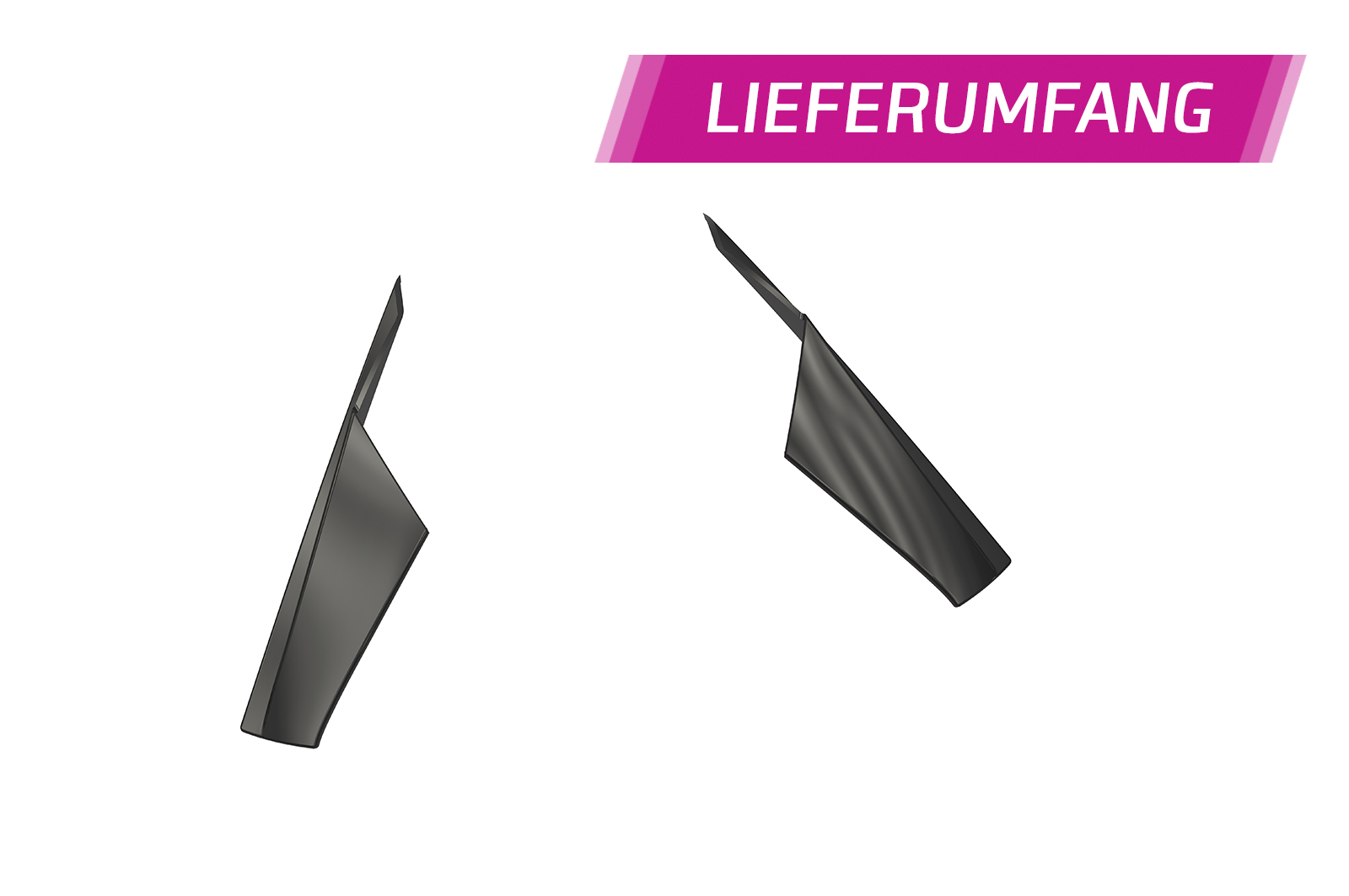 Becquet / Extension CAP pour VW Golf 8 (Typ CD) GTI / GTD / GTE / R-Line (depuis 2019) - Fabriqué en ABS (6 finitions au choix)