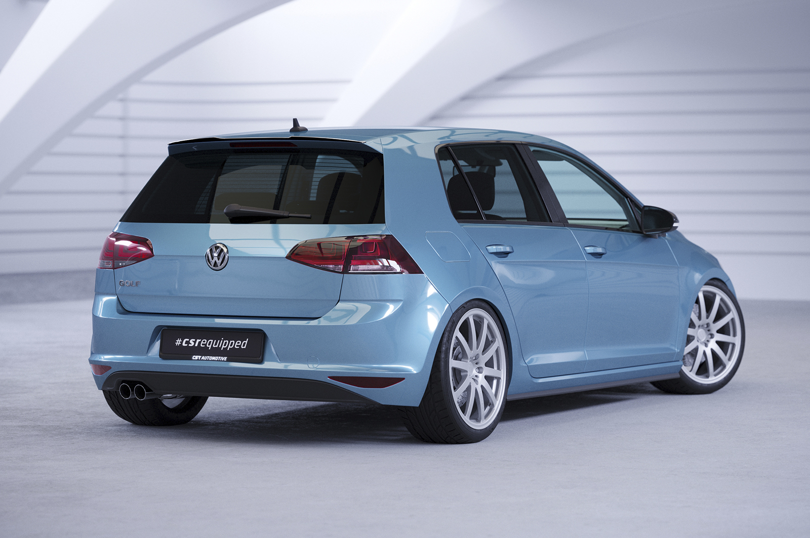 Becquet / Extension CAP pour VW Golf 7 toutes carrosseries (depuis 08/2012) - Fabriqué en ABS (6 finitions au choix)