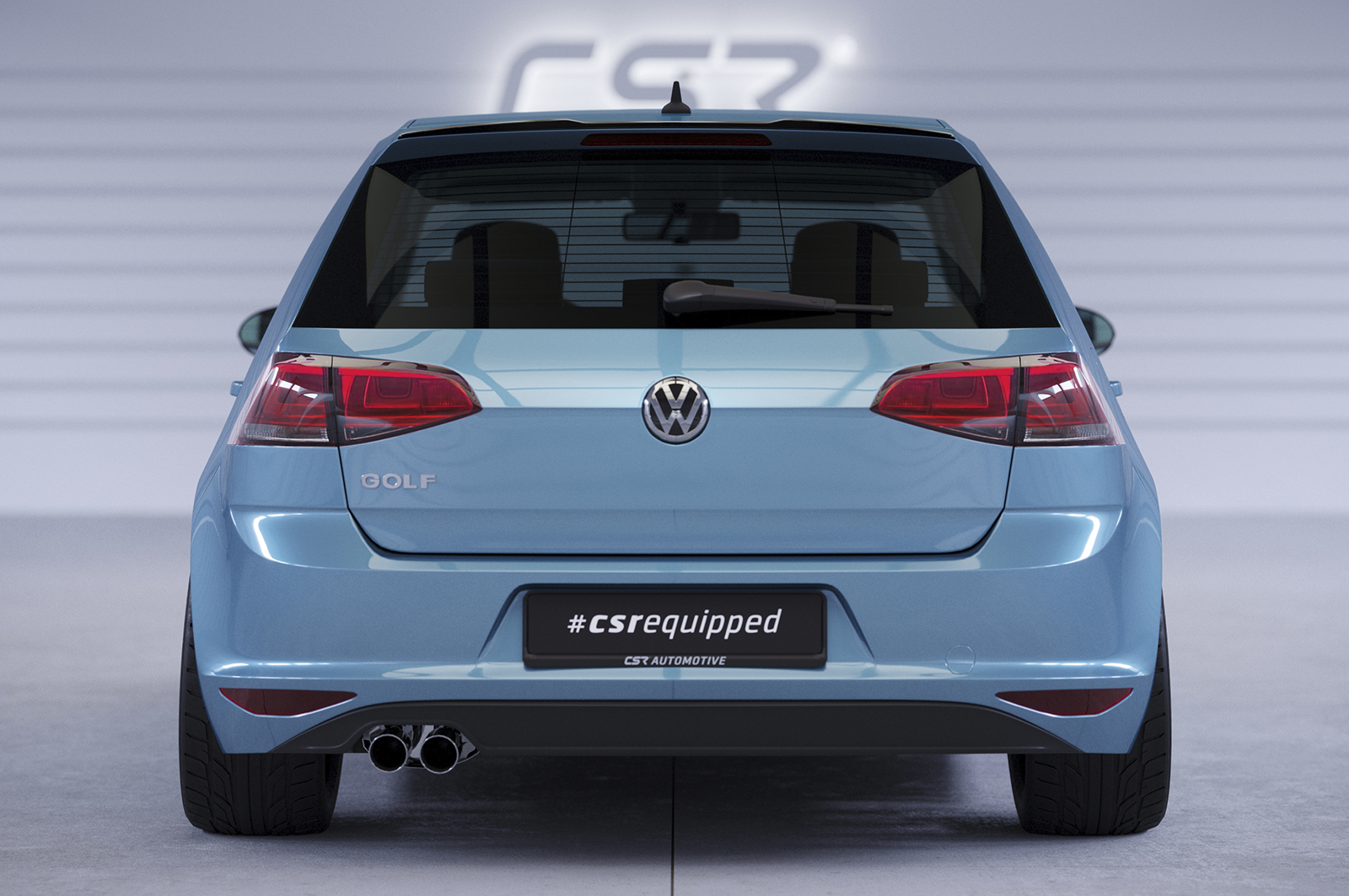 Becquet / Extension CAP pour VW Golf 7 toutes carrosseries (depuis 08/2012) - Fabriqué en ABS (6 finitions au choix)