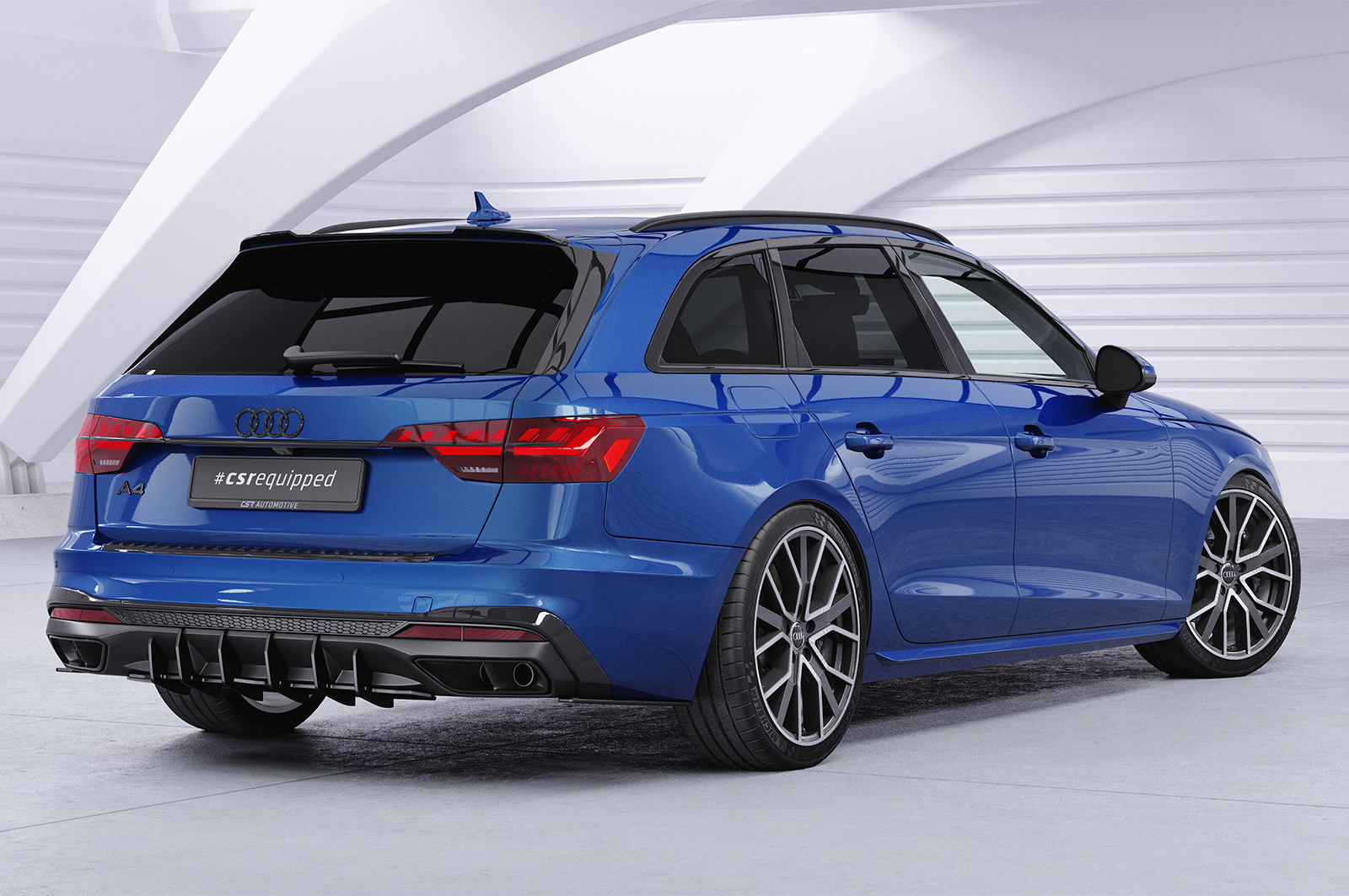 Becquet / Extension CAP pour Audi A4 B9 (Typ 8W) Avant (depuis 2015) - Fabriqué en ABS (6 finitions au choix)
