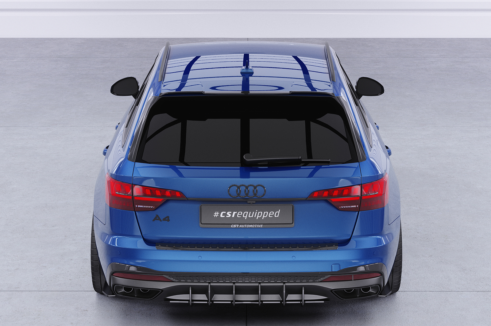 Becquet / Extension CAP pour Audi A4 B9 (Typ 8W) Avant (depuis 2015) - Fabriqué en ABS (6 finitions au choix)