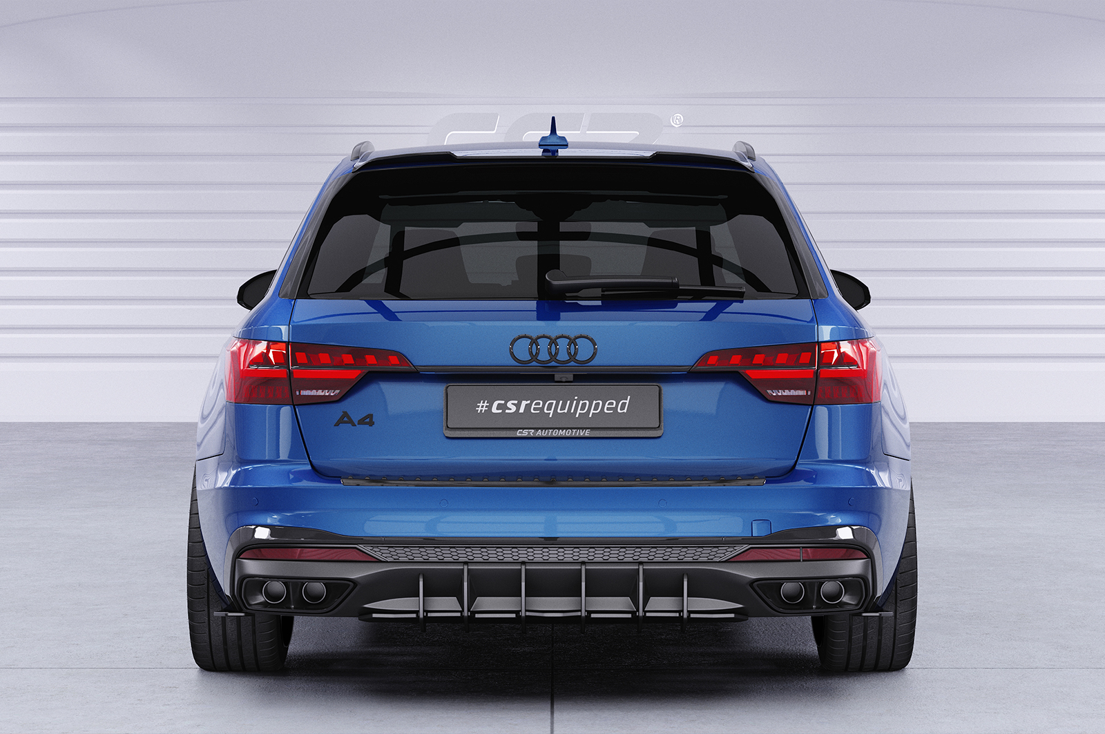 Becquet / Extension CAP pour Audi A4 B9 (Typ 8W) Avant (depuis 2015) - Fabriqué en ABS (6 finitions au choix)