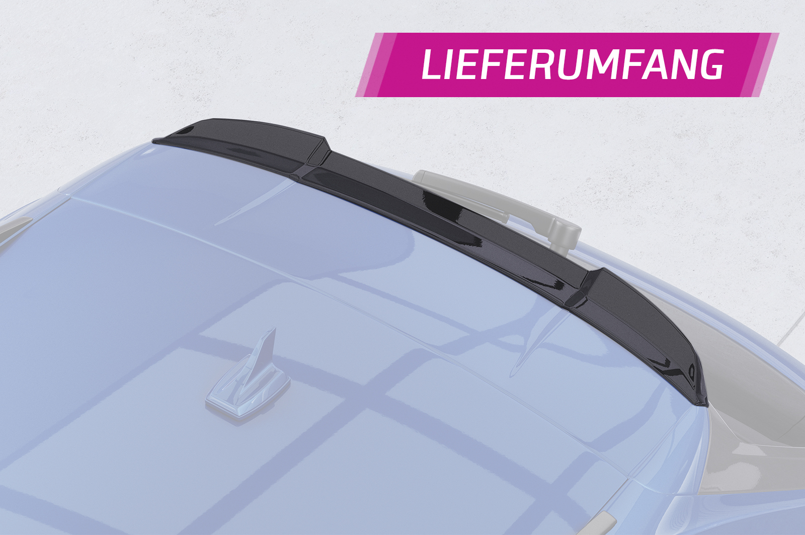Becquet / Extension CAP pour Audi A4 B9 (Typ 8W) Avant (depuis 2015) - Fabriqué en ABS (6 finitions au choix)