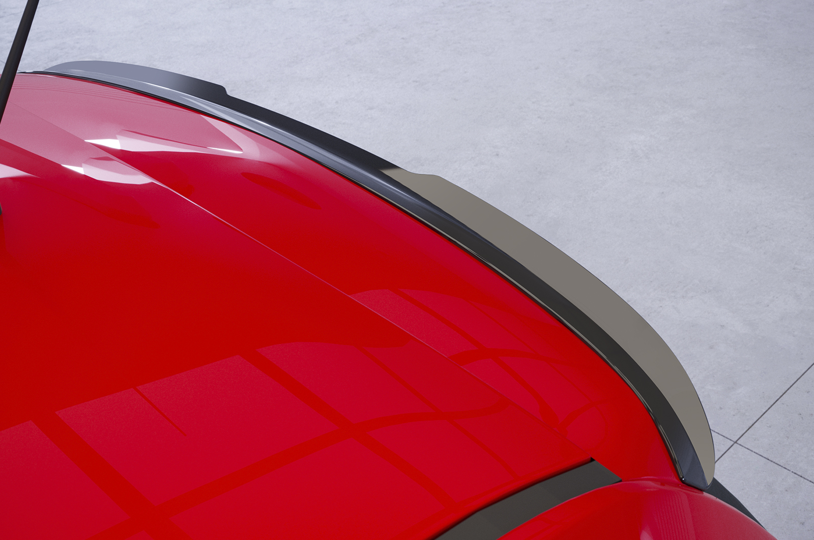 Becquet / Extension CAP pour VW up! toutes carrosseries finition de base (depuis 2011) - Fabriqué en ABS (6 finitions au choix)