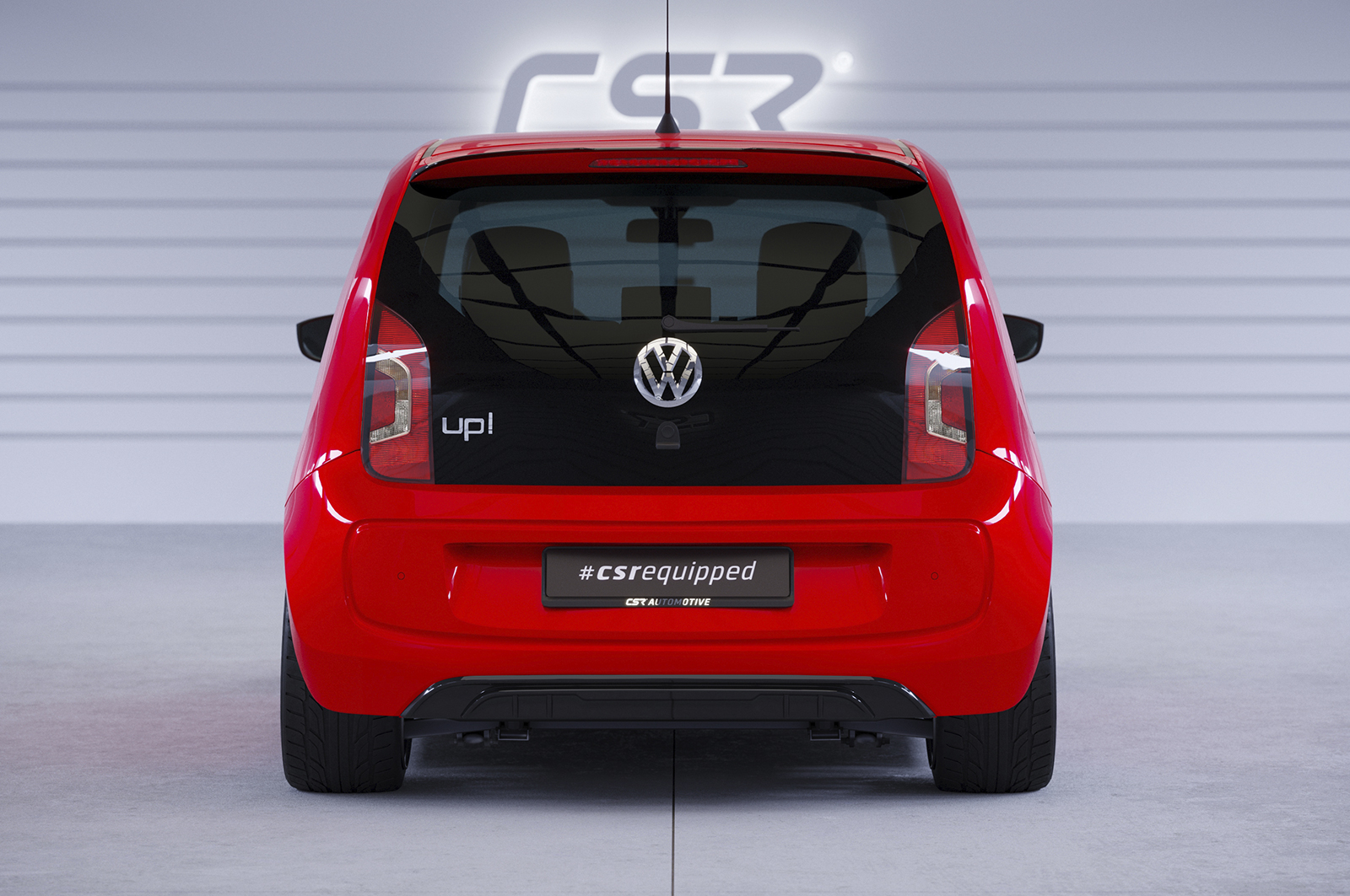 Becquet / Extension CAP pour VW up! toutes carrosseries finition de base (depuis 2011) - Fabriqué en ABS (6 finitions au choix)