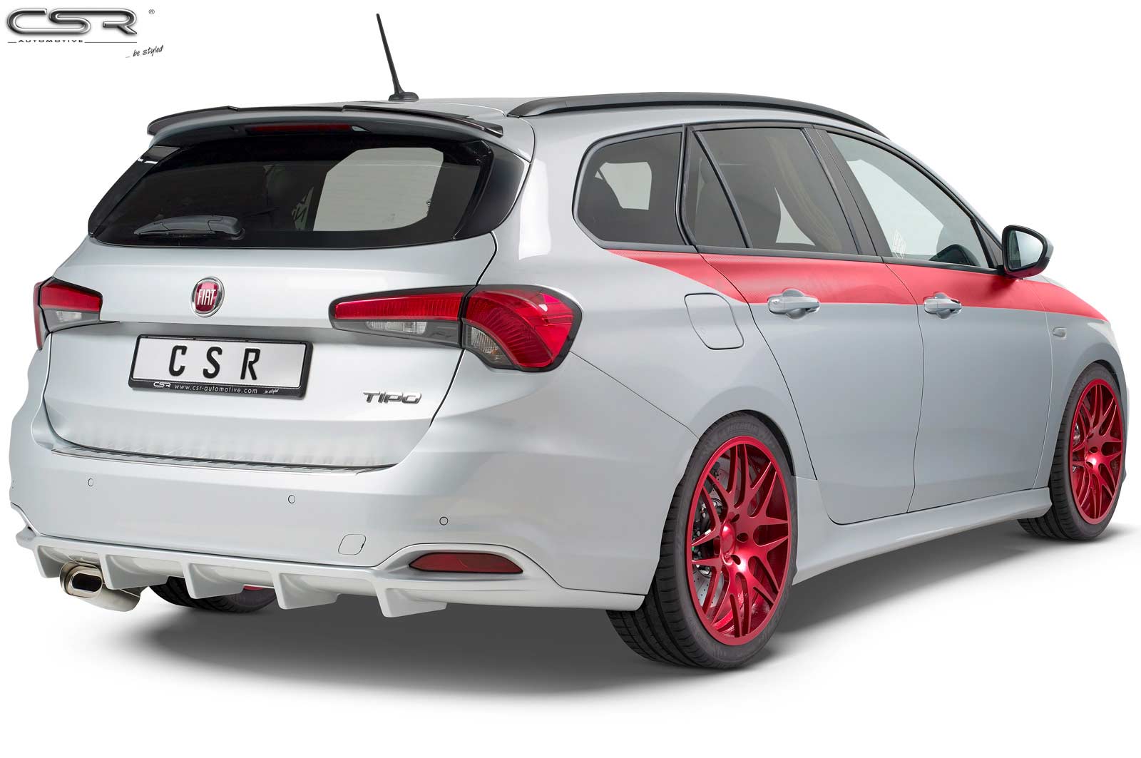 Becquet / Extension CAP pour Fiat Tipo (Typ 356) break (depuis 2015) - Fabriqué en ABS (6 finitions au choix)