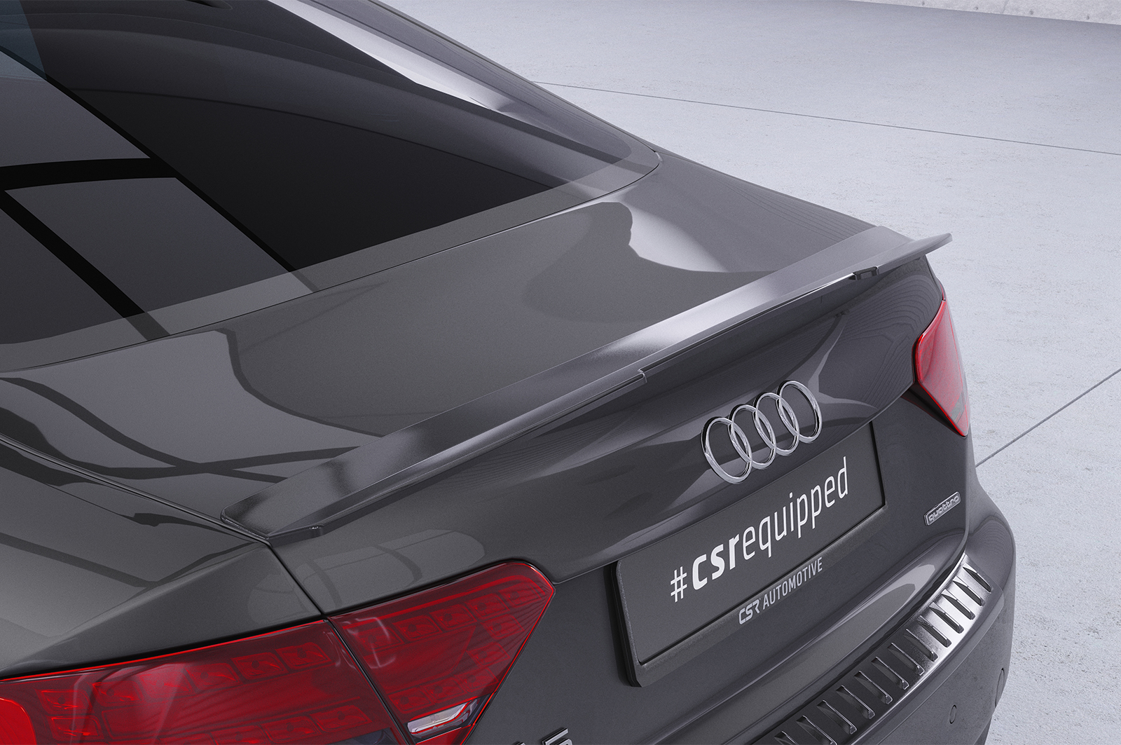 Becquet / Extension CAP pour Audi A5 8T coupé (2007-2011) - Fabriqué en ABS (6 finitions au choix)