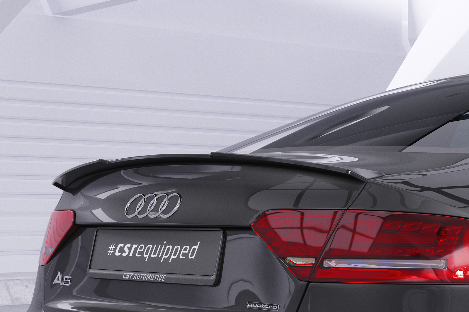 Becquet / Extension CAP pour Audi A5 8T coupé (2007-2011) - Fabriqué en ABS (6 finitions au choix)