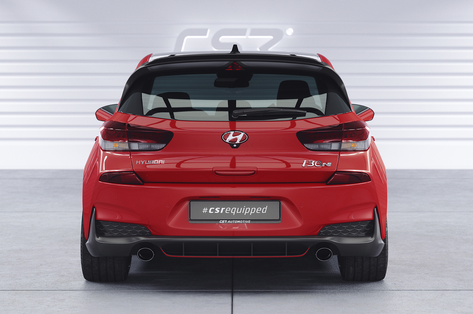 Becquet / Extension CAP pour Hyundai I30 N PD (depuis 2017) - Fabriqué en ABS (6 finitions au choix)