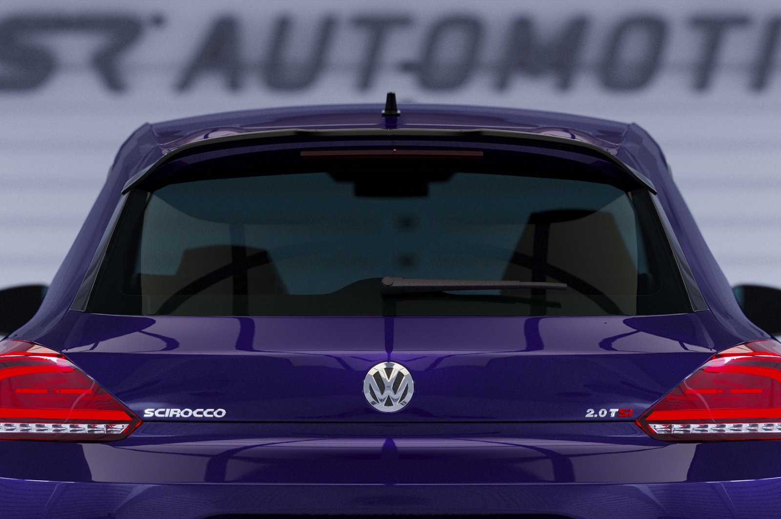 Becquet / Extension CAP pour VW Scirocco III facelift (depuis 04/2014) - Fabriqué en ABS (6 finitions au choix)
