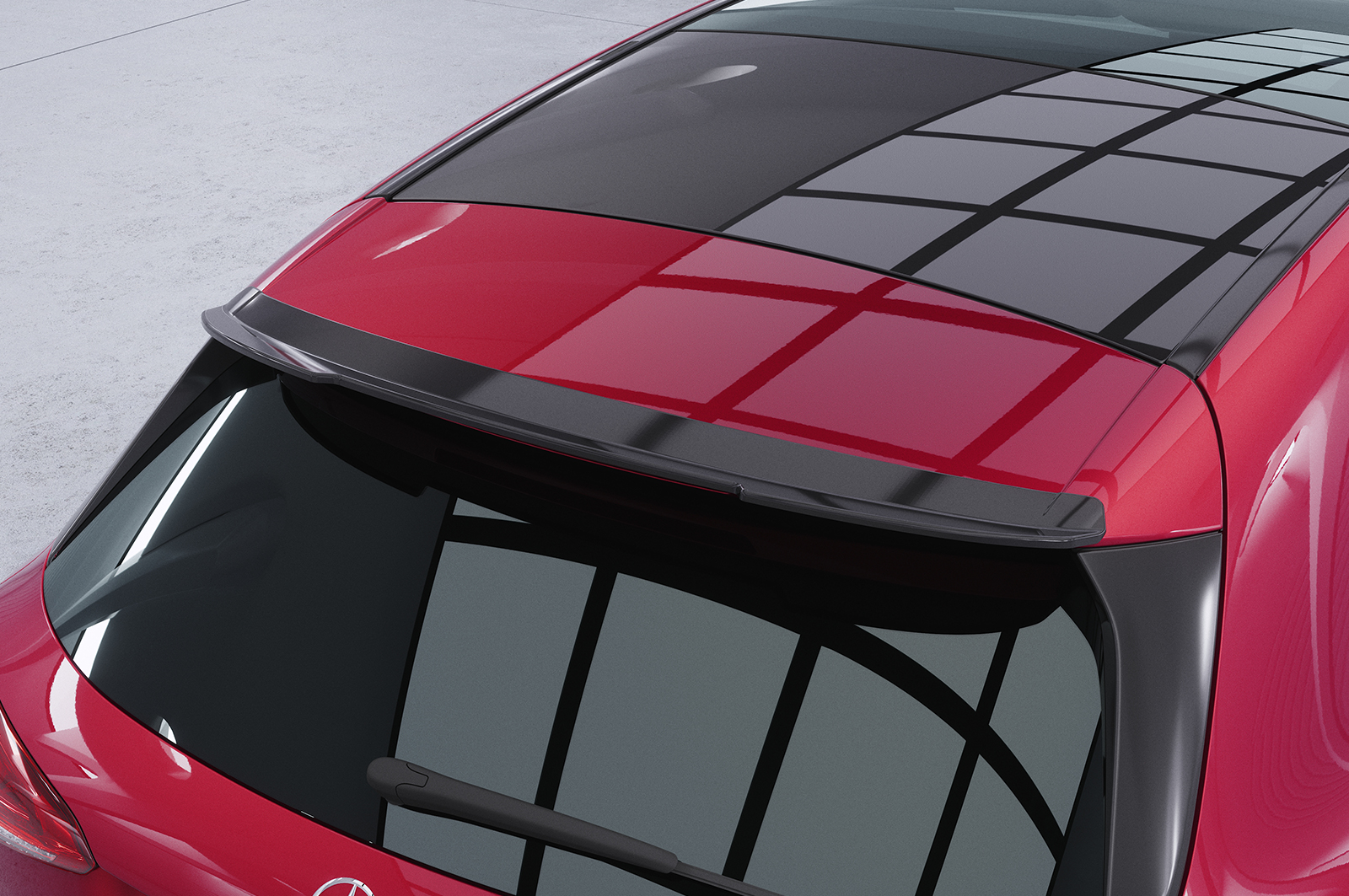 Becquet / Extension CAP pour Mercedes-Benz Classe A W177 (depuis 2018) - Fabriqué en ABS (6 finitions au choix)