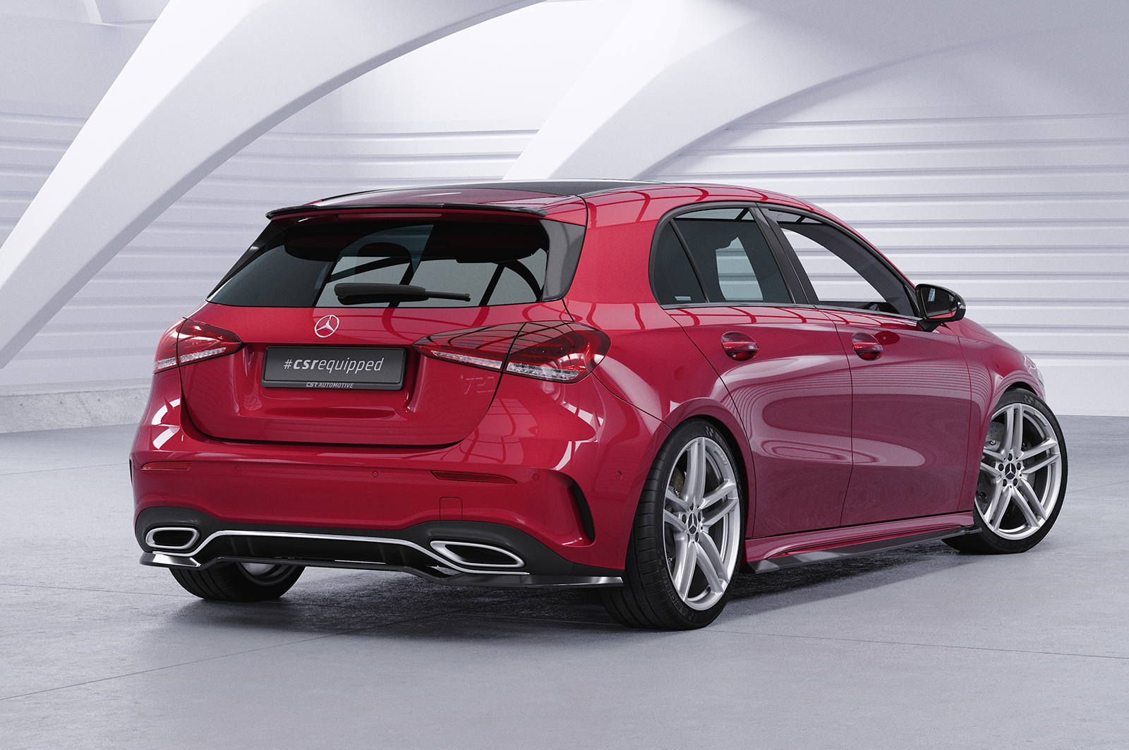 Becquet / Extension CAP pour Mercedes-Benz Classe A W177 (depuis 2018) - Fabriqué en ABS (6 finitions au choix)