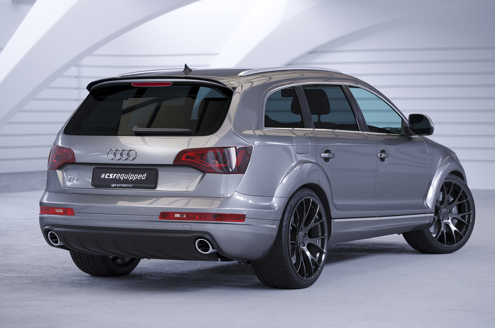 Becquet / Extension CAP pour Audi Q7 4L toutes carrosseries (2005-2015) - Fabriqué en ABS (6 finitions au choix)
