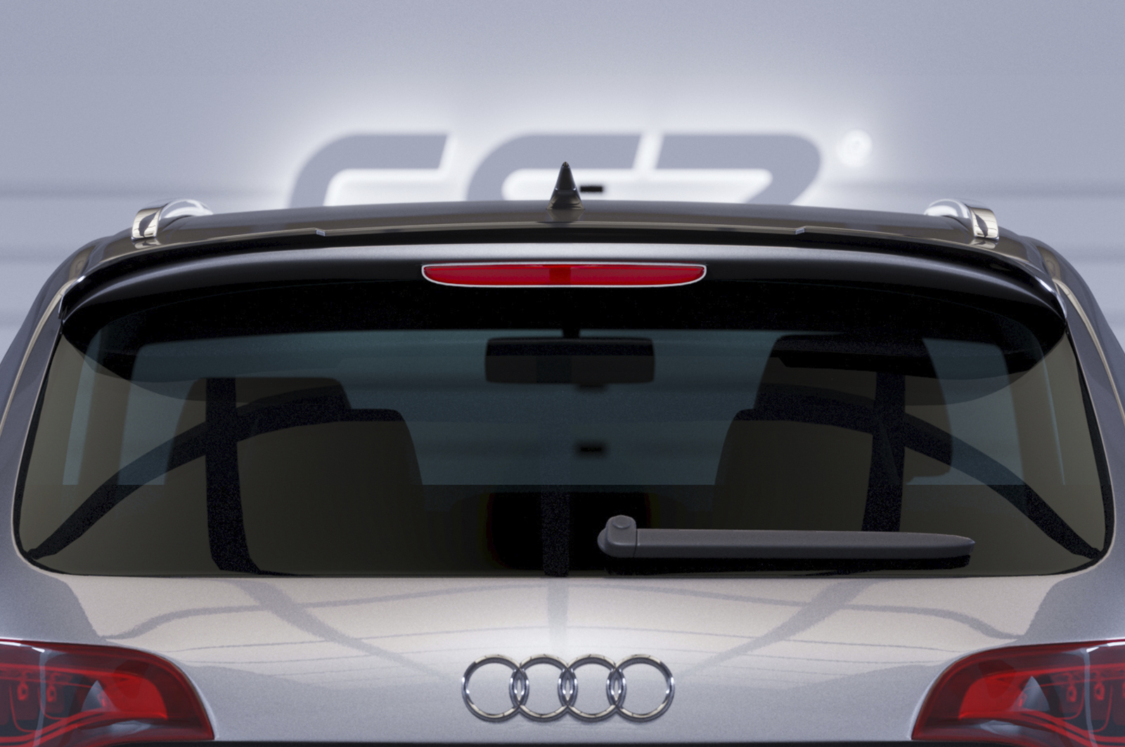 Becquet / Extension CAP pour Audi Q7 4L toutes carrosseries (2005-2015) - Fabriqué en ABS (6 finitions au choix)