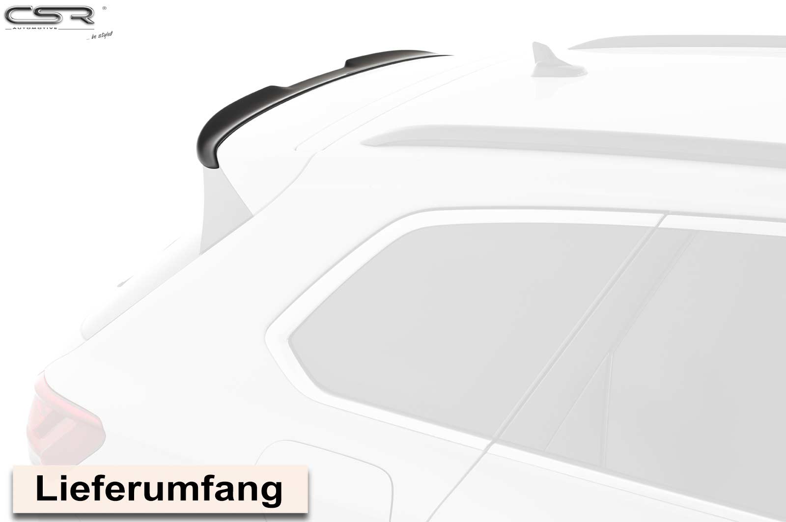 Becquet / Extension CAP pour VW Touareg III (Typ CR) toutes carrosseries (depuis 07/2018) - Fabriqué en ABS (6 finitions au choix)