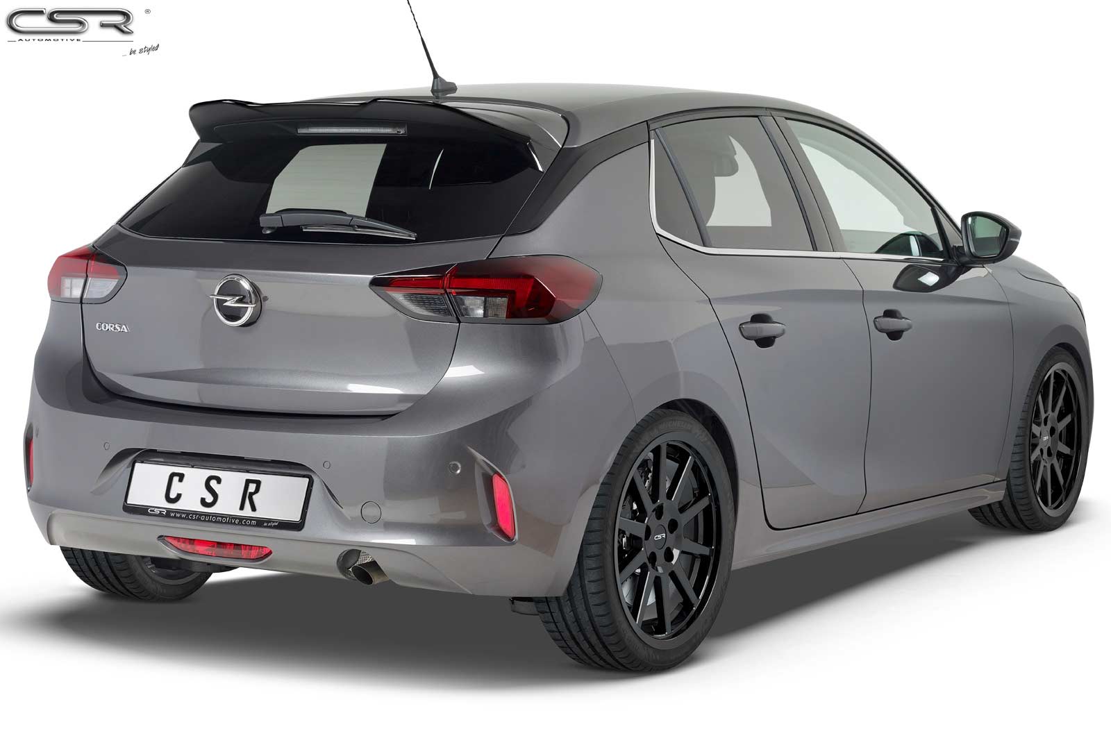 Becquet / Extension CAP pour Opel Corsa F toutes carrosseries (depuis 2019) - Fabriqué en ABS (6 finitions au choix)