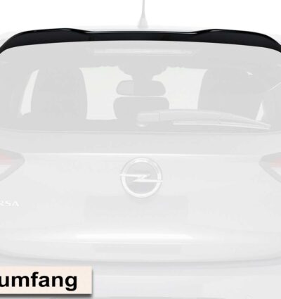 Becquet / Extension CAP pour Opel Corsa F toutes carrosseries (depuis 2019) - Fabriqué en ABS (6 finitions au choix)