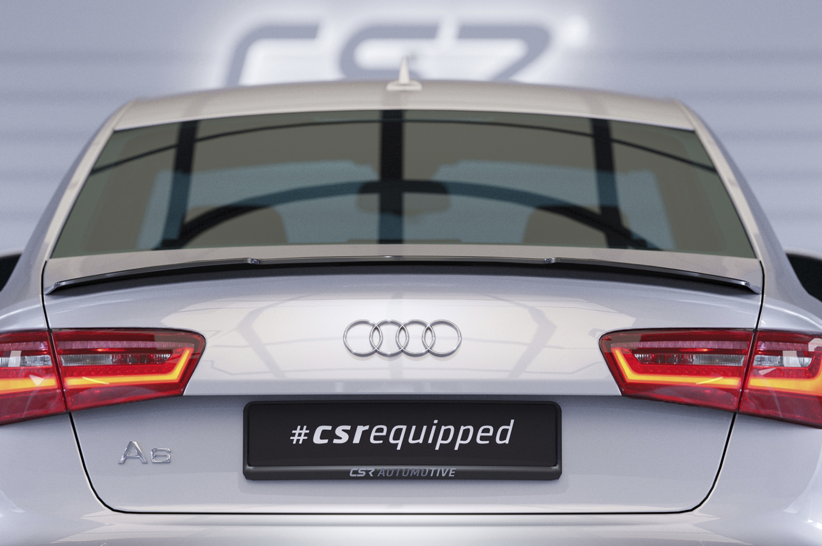 Becquet / Extension CAP pour Audi A6 C7 4G berline (2011-2018) - Fabriqué en ABS (6 finitions au choix)