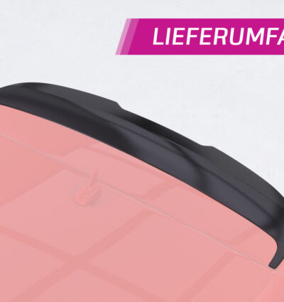 Becquet / Extension CAP pour VW Polo V (Typ 6R) GTI / R-Line (03/2009-03/2014) - Fabriqué en ABS (6 finitions au choix)