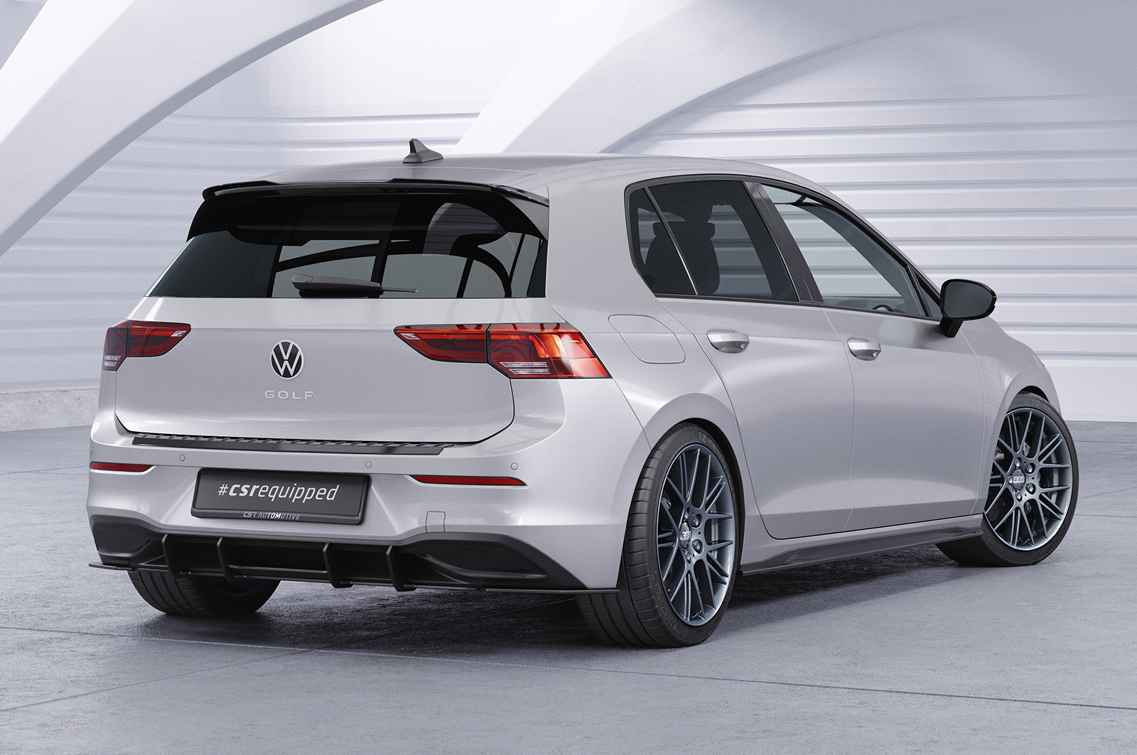 Becquet / Extension CAP pour VW Golf 8 breakberline (depuis 12/2019) - Fabriqué en ABS (6 finitions au choix)