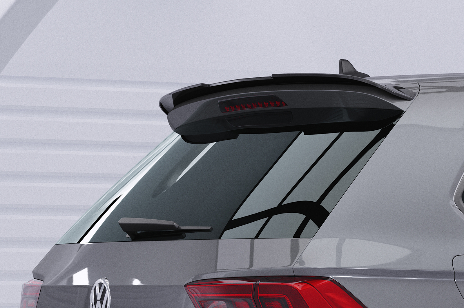 Becquet / Extension CAP pour VW Tiguan II (Typ AD1) (depuis 2016) - Fabriqué en ABS (6 finitions au choix)