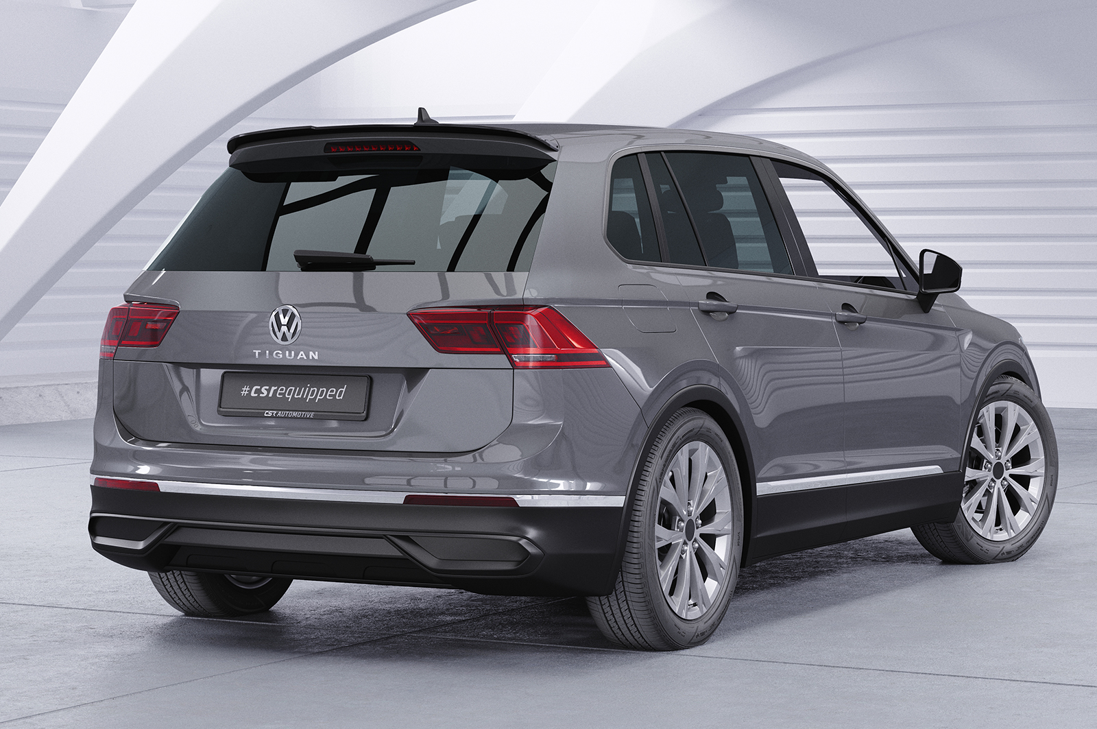 Becquet / Extension CAP pour VW Tiguan II (Typ AD1) (depuis 2016) - Fabriqué en ABS (6 finitions au choix)