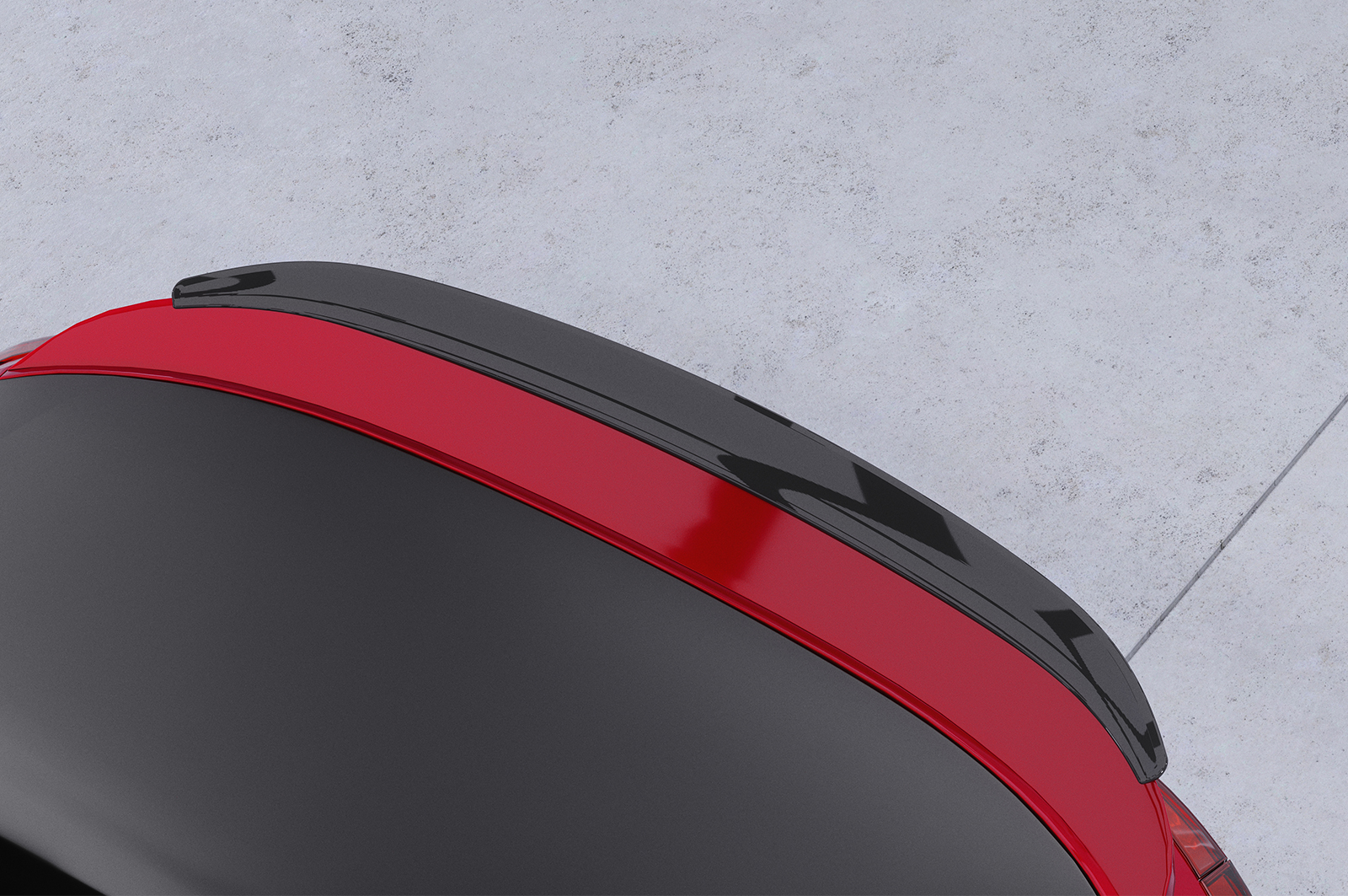 Becquet / Extension CAP pour VW T-Roc (Typ A1) cabriolet (depuis 08/2019) - Fabriqué en ABS (6 finitions au choix)