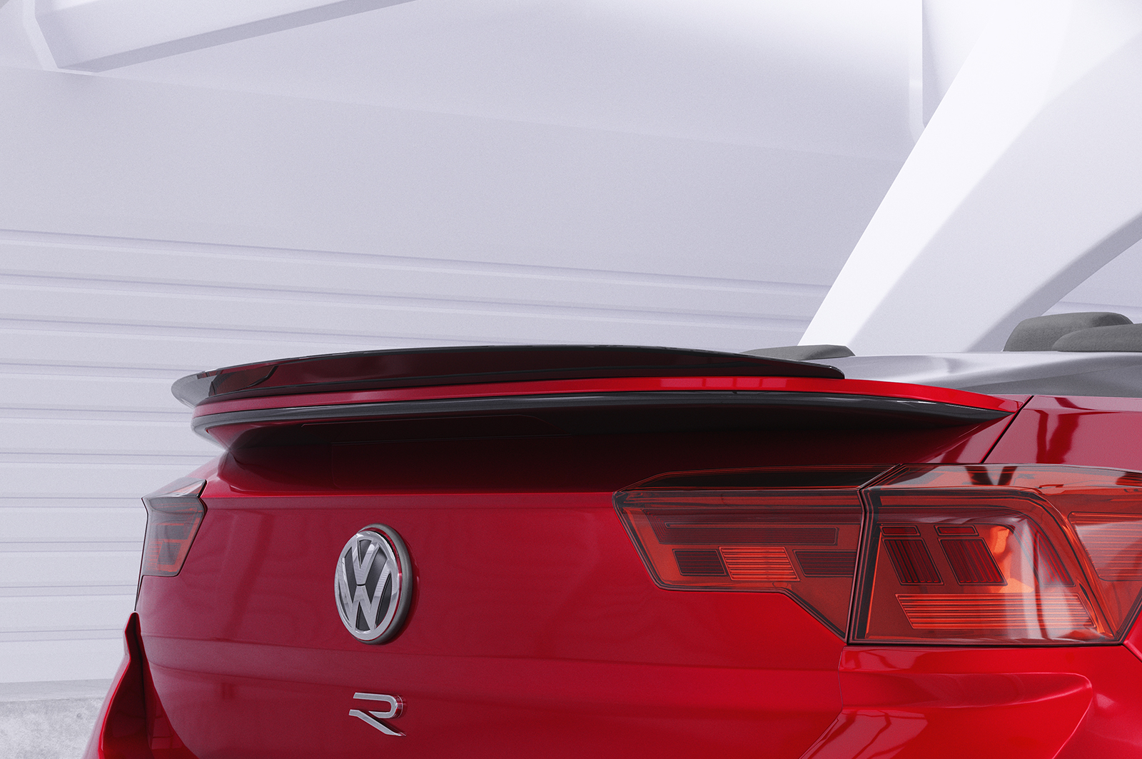 Becquet / Extension CAP pour VW T-Roc (Typ A1) cabriolet (depuis 08/2019) - Fabriqué en ABS (6 finitions au choix)