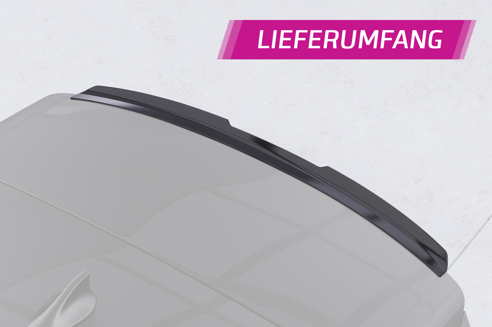 Becquet / Extension CAP pour VW ID3 toutes carrosseries (depuis 11/2019) - Fabriqué en ABS (6 finitions au choix)
