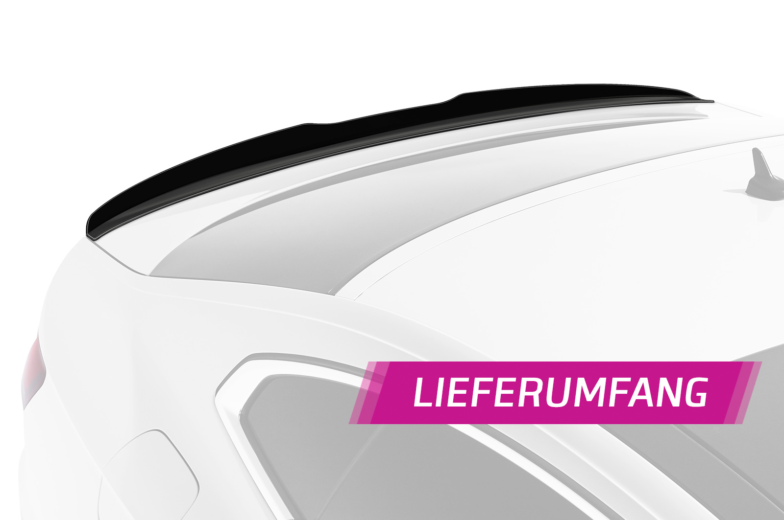 Becquet / Extension CAP pour VW Arteon toutes carrosseries (depuis 2017) - Fabriqué en ABS (6 finitions au choix)